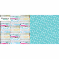 Websters Pages - Composition and Color Collection - 12 x 12 Double Sided Paper - Weathered