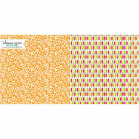 Websters Pages - Sweet Notes Collection - 12 x 12 Double Sided Paper - Creamsicles