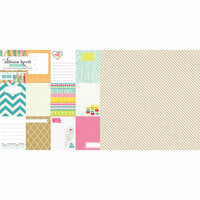 Websters Pages - Sweet Notes Collection - 12 x 12 Double Sided Paper - Noteworthy