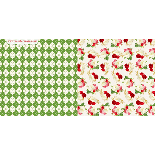 Websters Pages - A Christmas Story Collection - 12 x 12 Double Sided Paper - Holiday Decor