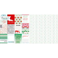 Websters Pages - Its Christmas Collection - 12 x 12 Double Sided Paper - Dear Santa