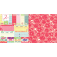 Websters Pages - New Year New You Collection - 12 x 12 Double Sided Paper - Shining Moment