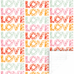 Websters Pages - Sprinkled with Love - 12 x 12 Double Sided Paper - So in Love