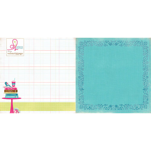 Websters Pages - Sweet Routine Collection - 12 x 12 Double Sided Paper - Couch Potato