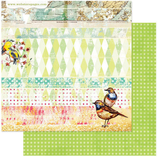 Websters Pages - Nest Collection - 12 x 12 Double Sided Paper - We Belong Together