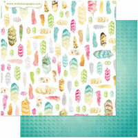 Websters Pages - Nest Collection - 12 x 12 Double Sided Paper - Tickled