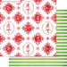 Websters Pages - All That Glitters Collection - Christmas - 12 x 12 Double Sided Paper - Snowflakes