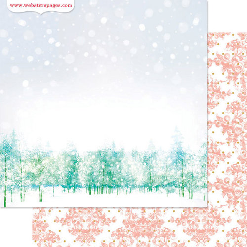 Websters Pages - All That Glitters Collection - Christmas - 12 x 12 Double Sided Paper - A New Year