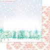 Websters Pages - All That Glitters Collection - Christmas - 12 x 12 Double Sided Paper - A New Year