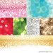 Websters Pages - All That Glitters Collection - Christmas - 12 x 12 Vellum - Glitter
