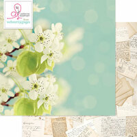 Websters Pages - Beautiful Chic Collection - 12 x 12 Double Sided Paper - In Bloom