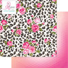 Websters Pages - Beautiful Chic Collection - 12 x 12 Double Sided Paper - Animal Print