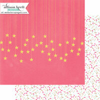 Websters Pages - Happy Collection - 12 x 12 Double Sided Paper - Sprinkles