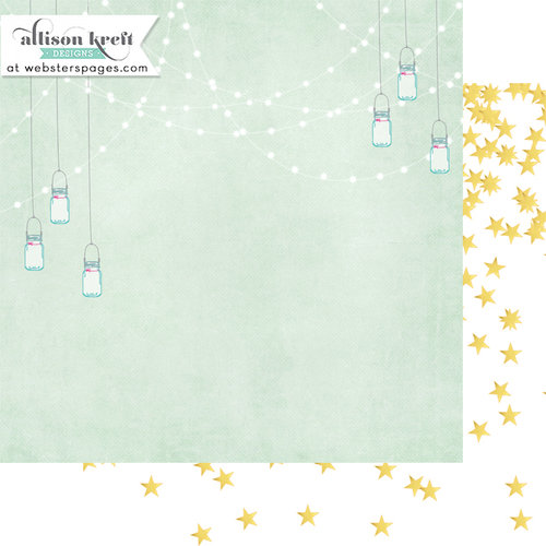 Websters Pages - Happy Collection - 12 x 12 Double Sided Paper - Stargazing