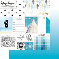Websters Pages - These Are The Days Collection - 12 x 12 Double Sided Paper - August