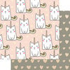 Websters Pages - My Happy Place Collection - 12 x 12 Double Sided Paper - Caticorn