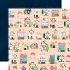 Websters Pages - Changing Colors Collection - 12 x 12 Double Sided Paper - Home Sweet Home