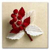 Websters Pages - Waiting for Santa Collection - Vintage Velvet Berry Bouquet
