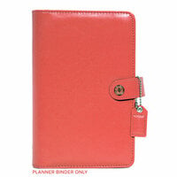 Websters Pages - Color Crush Collection - Personal Planner Binder - Light Pink