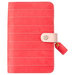 Websters Pages - Color Crush Collection - Personal Planner Binder - Pink Stitched Stripe - Binder Only