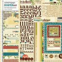 Websters Pages - WonderFall Collection - 12 x 12 Paper Sampler Kit