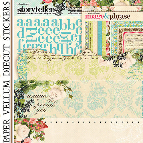 Websters Pages - Ladies and Gents Collection - 12 x 12 Paper Sampler Kit