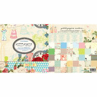 Websters Pages - Petite Paper - 6 x 6 Collection Combo Paper Pack - Western Romance All About Me and Let's Celebrate
