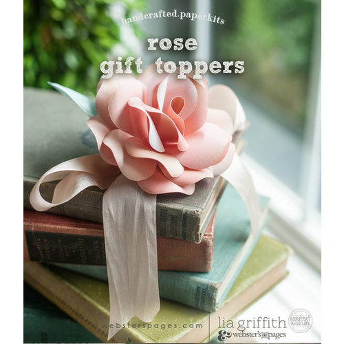 Websters Pages - Nest Collection - Handcrafted Toppers - Rose