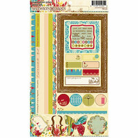 Websters Pages - Garden Gala Collection - Cardstock Stickers - Image and Phrase, CLEARANCE