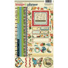 Websters Pages - Spring Market Collection - Cardstock Stickers - Image and Phrase
