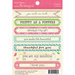 Websters Pages - Girl Land Collection - Cardstock Stickers - Mini Messages - Sentiments