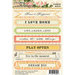 Websters Pages - Park Drive Collection - Cardstock Stickers - Mini Messages - Sentiments