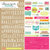 Websters Pages - Sweet Notes Collection - 12 x 12 Cardstock Stickers - Alphabet and Tags