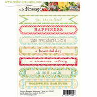 Websters Pages - Modern Romance Collection - Cardstock Stickers - Mini Messages - Sentiments