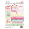 Websters Pages - New Year New You Collection - Cardstock Stickers - Mini Messages - Tags and Prompts