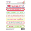 Websters Pages - New Year New You Collection - Cardstock Stickers - Mini Messages - Sentiments