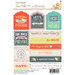 Websters Pages - Our Travels Collection - Cardstock Stickers - Mini Messages - Tags and Prompts