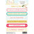 Websters Pages - Growing Up Girl Collection - Cardstock Stickers - Mini Messages - Sentiments