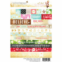 Websters Pages - All That Glitters Collection - Christmas - Cardstock Stickers - All That Glitters Words