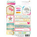 Websters Pages - Dream in Color Collection - Cardstock Stickers - Tags and Prompts