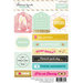 Websters Pages - Happy Collection - Cardstock Stickers - Tags and Prompts