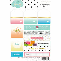 Websters Pages - These Are The Days Collection - Cardstock Stickers - Tags and Prompts