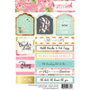 Websters Pages - Painted Passport Collection - Cardstock Stickers - Tag and Prompt