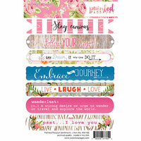 Websters Pages - Painted Passport Collection - Cardstock Stickers - Sentiment