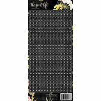 Websters Pages - The Good Life Collection - Cardstock Stickers - Letters - Black
