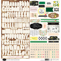 Websters Pages - The Good Life Collection - 12 x 12 Cardstock Stickers