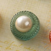Websters Pages - Sparklers - Non Adhesive Designer Buttons - Pearl - Aqua