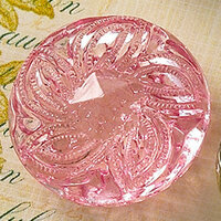 Websters Pages - Sparklers - Non Adhesive Designer Buttons - Medallion - Large - Mauve