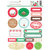 Websters Pages - Gingerbread Village Collection - Christmas - Memory Pockets and Labels Kit