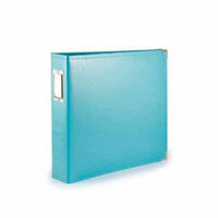 We R Memory Keepers - Albums Made Easy - Classic Leather - 8 x 8 - Three Ring Albums - Aqua